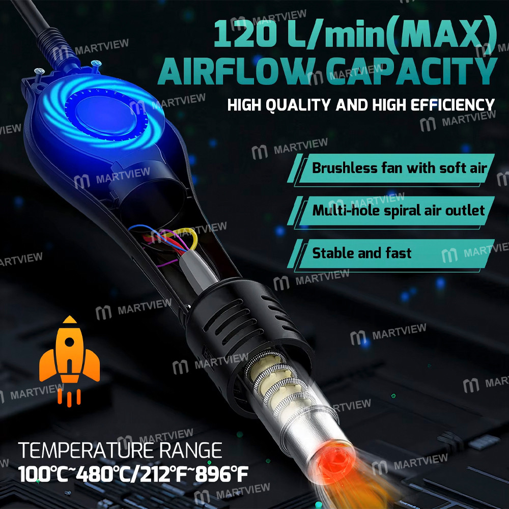 yihua 853aaa-ii-3-in-1-digital-display-soldering-iron-hot-air-gun--screen-separator-pcb-repair-stati