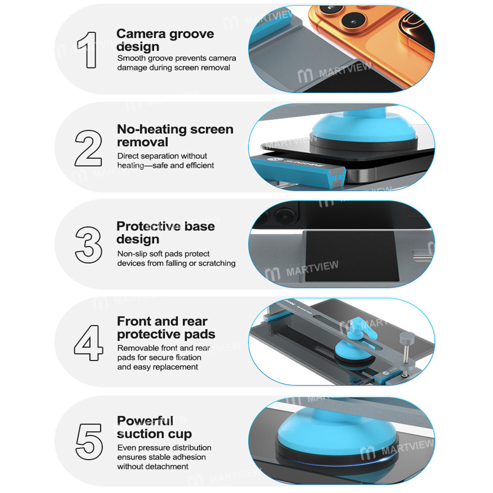 sunshine ss-601g-plus-multifunctional-heating-free-lcd-screen-separator-support-iphone-17-series-9