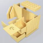 Luowei Mobile Phone Repair Desktop Wooden Storage Box