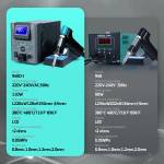 yihua 948d-i-110w-high-power-digital-display-vacuum-suction-tin-gun-desoldering-rework-station-10