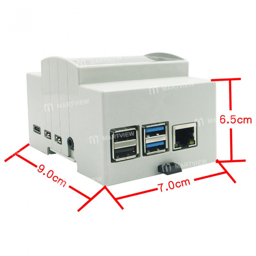 raspberry white-abs-case-protective-enclosure-7