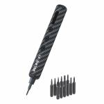 relife e1-powerful-carbon-fiber-electric-screwdriver-set-with-12pcs-s2-steel-bits-4