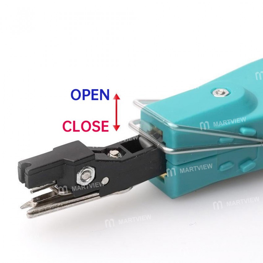 Pro'sKit CP-3141A Krone 110 Terminal Board Crimping Tool Network Cable Cutter with Lock