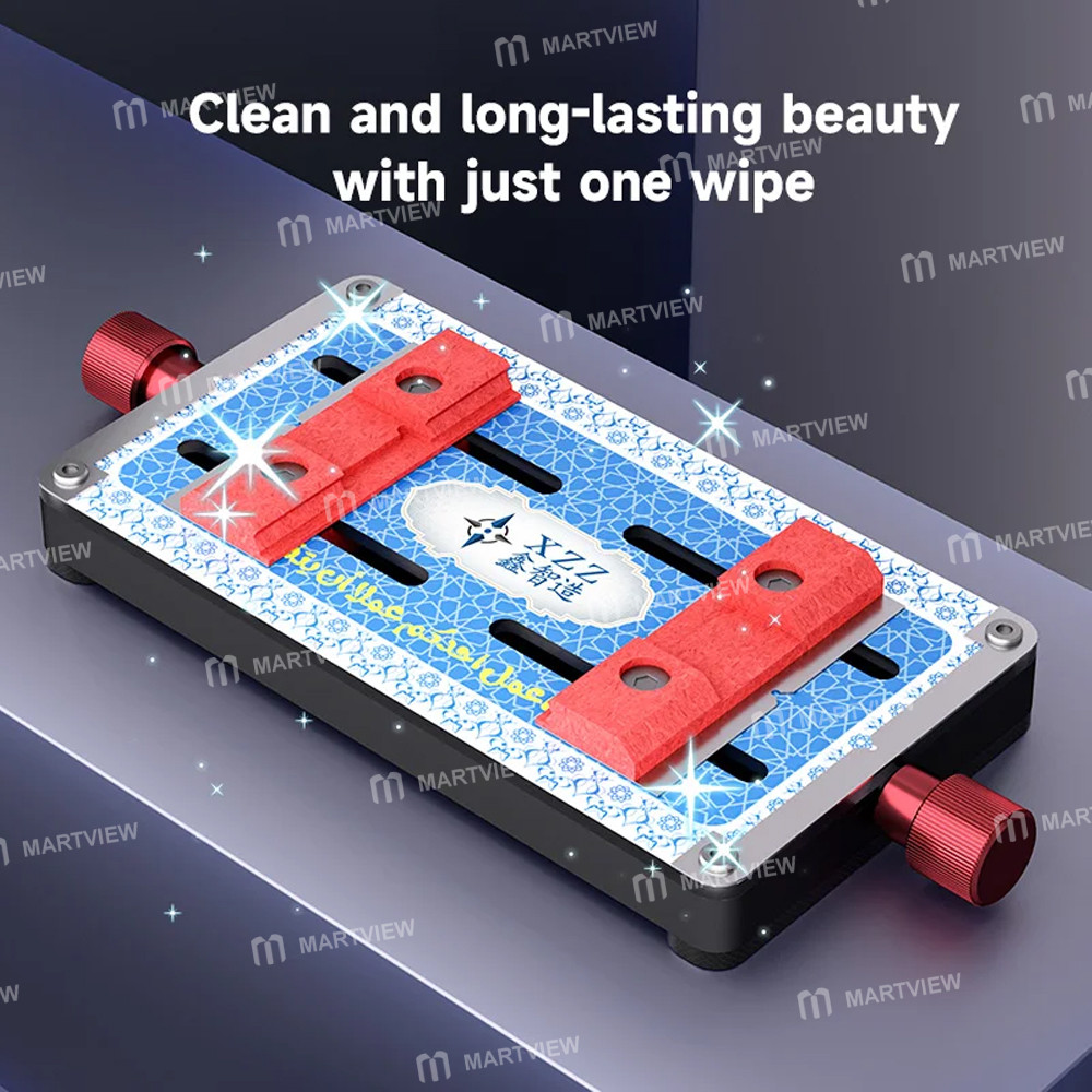 xzz gl-02-square-damping-high-temperature-resistant-tempered-glass-motherboard-chip-repair-fixture-4