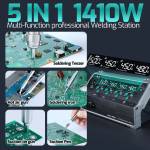 yihua 948d-iv-1410w-5-in-1-hot-air-gun-c245-soldering-iron--tweezers-iron--suction-tin-gun-rework-st