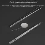 MaAnt Shadow Blade Series Hand-polished Non-magnetic Stainless Steel Tweezers
