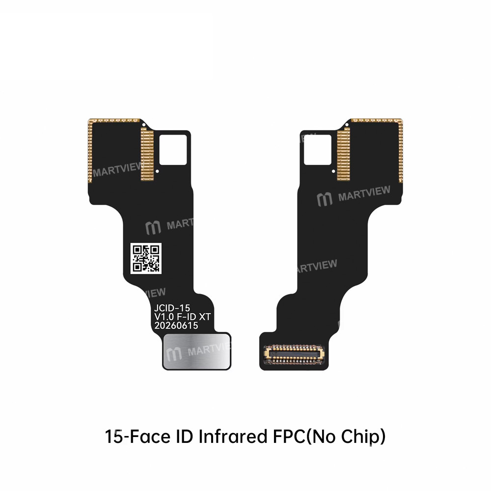 jcid face-id-dot-matrix-infrared-fpc-flex-cable-no-chip-for-iphone-14-to-17-full-series-6