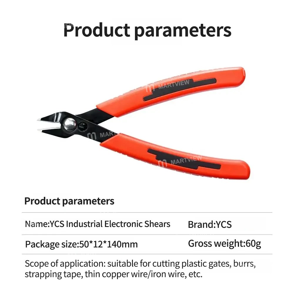 ycs s-pk-high-hardness-precision-flat-nose-pliers-for-mobile-phone-motherboard-frame-cutting-8