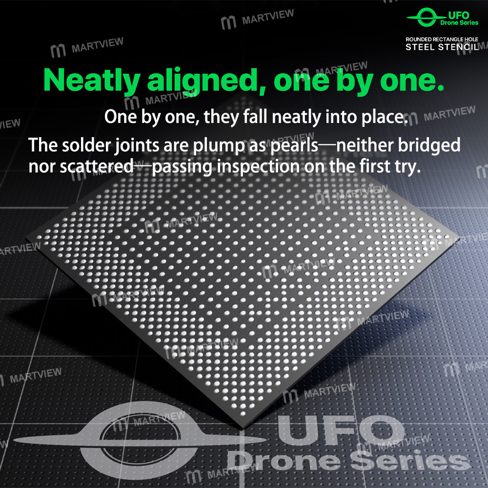 mechanic ufo-drone-series-4-in-1-tinning-bga-reballing-stencil-set-for-drone-maintenance-5