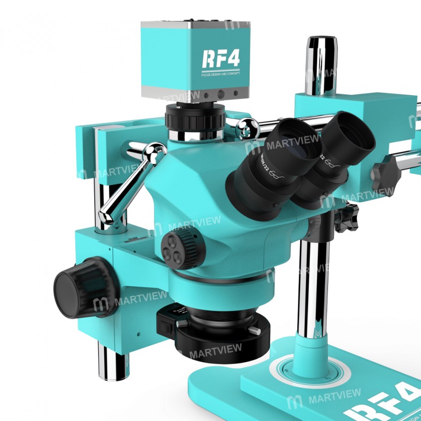 rf4 rf-7050tvw-4kc1-binocular-stereo-zoom-industrial-microscope-with-4k-ultra-hd-camera-2