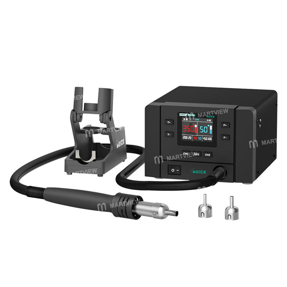 quick k8-pro-1000w-intelligent-hot-air-rework-station-for-chip-level-repair-pcb-assembly-work-4