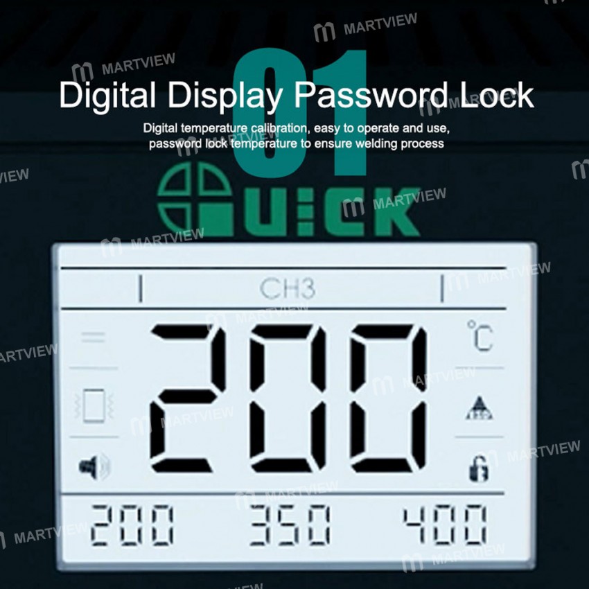 Quick Q8 Rapid Heating Real-time Monitoring Intelligent Precision Soldering Station