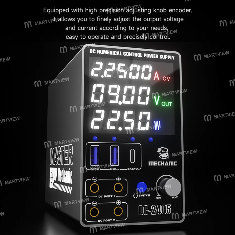 mechanic dc-2405-intelligent-temperature-control-dual-channel-dc-numerical-control-power-supply-4