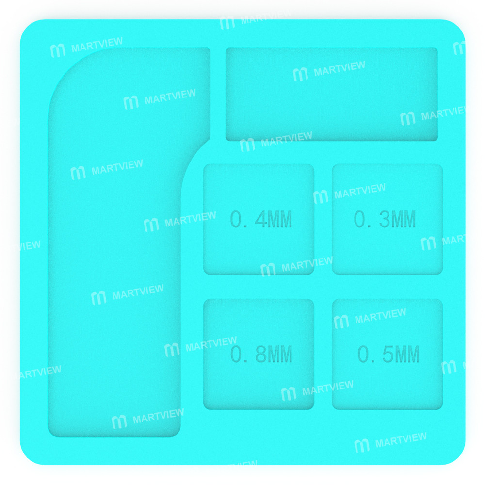 rf4 rf-po20-universal-multi-size-high-temperature-resistant-heat-insulating-tin-plated-silicone-pad-