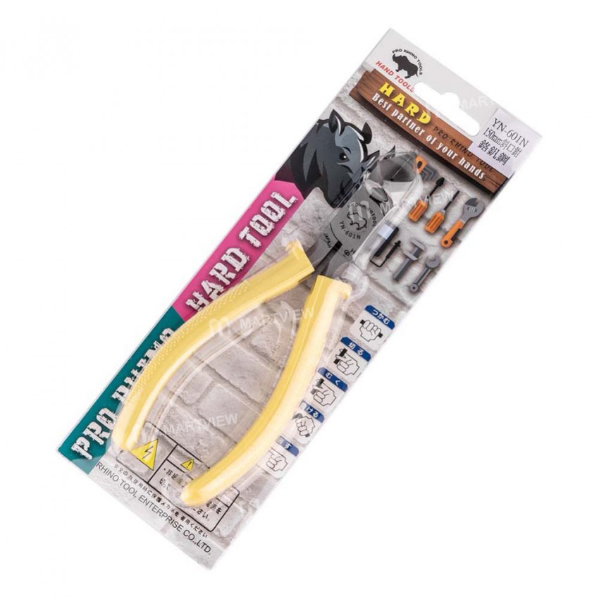 pro rhino-tools-yn-601n-multi-function-ultra-hard-diagonal-pliers-with-stripping-function-6