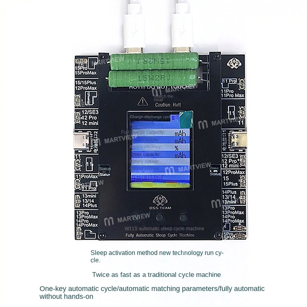 oss team-w11s-dual-channel-automatic-battery-cycle-tester-for-iphone-8-to-15pro-max-5