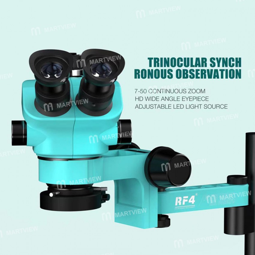 rf4 rf7050pro-fo19-360-adjustable-universal-telescopic-rotating-lifting-microscope-3