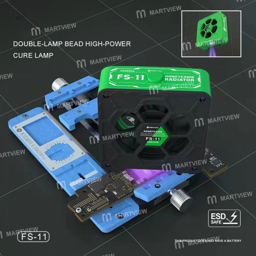 mijing fs-11-cooling-uv-curing--smoke-extraction-honeycomb-radiating-fan-8
