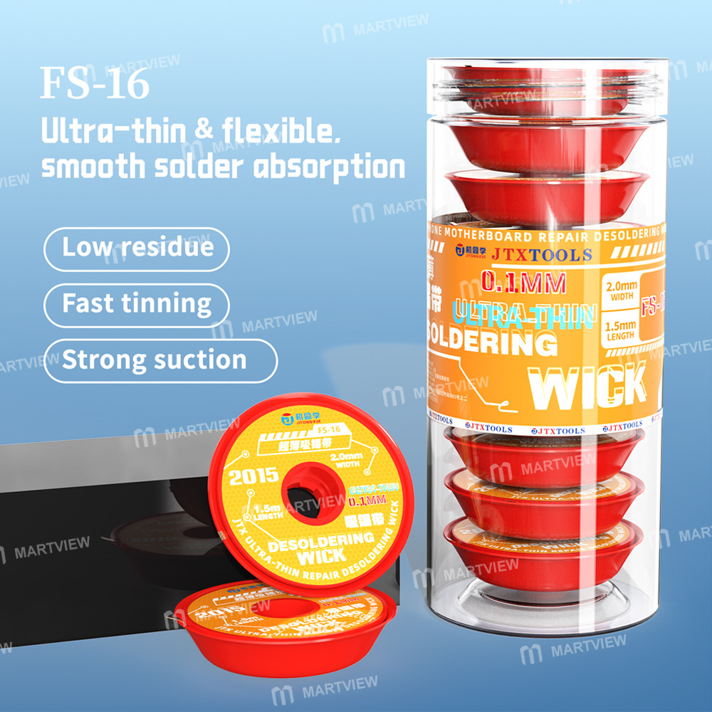 jtx fs-16-15m-x-20mm-ultra-thin-flexible-solder-wick-for-pcb-bga-welding-rework-5