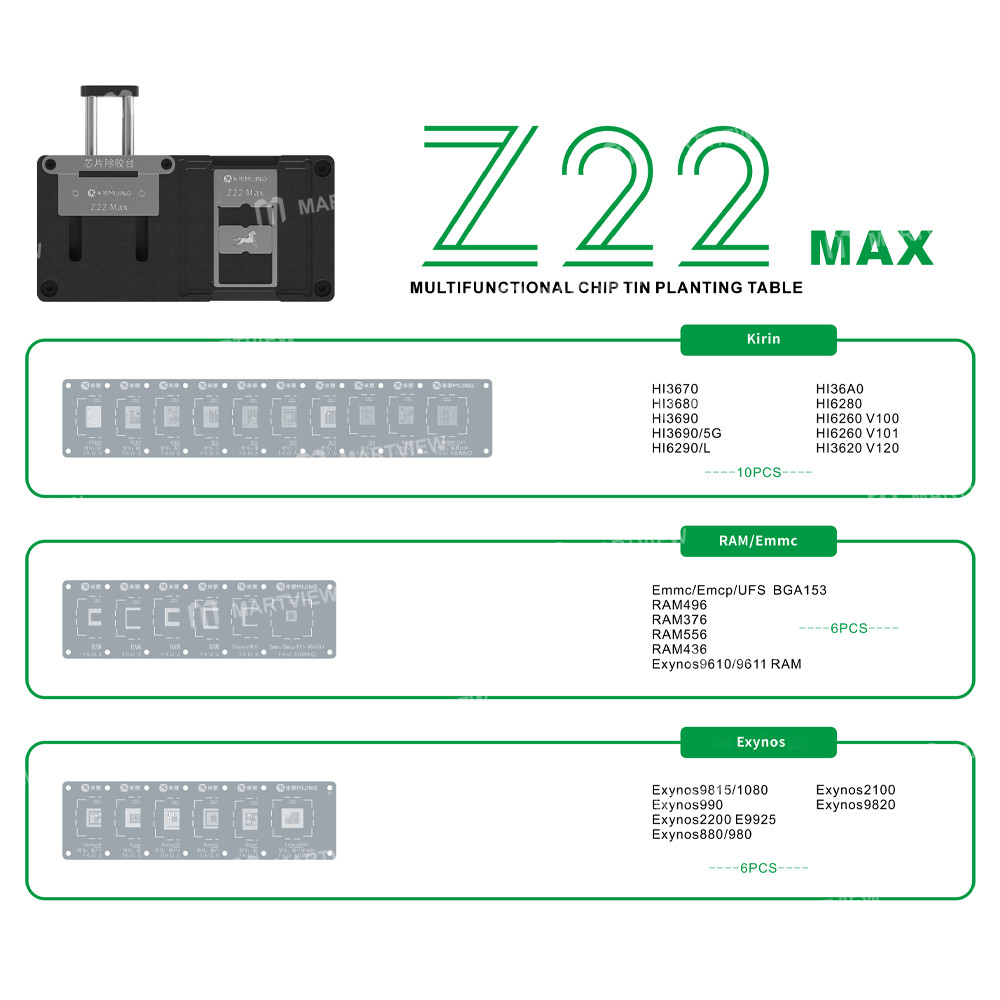 mijing z22max-cpu-chip-tin-planting-bga-reballing-stencil-platform-for-iphone-11-17pm-android-9