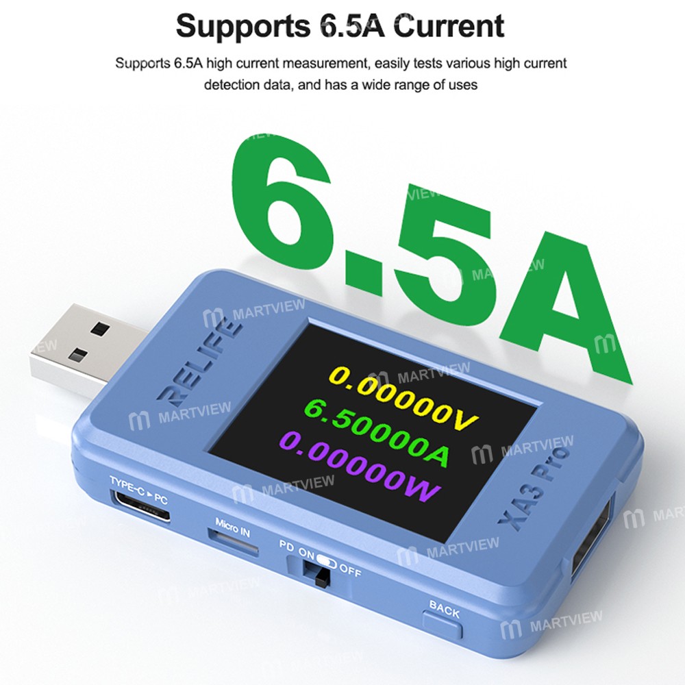 relife xa3-pro-multi-function-type-c-usb-professional-grade-usb-intelligent-detector-9