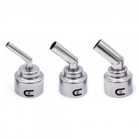 Sugon 45-Degree Curved Heat Nozzles Set for 8650 / 8630 / 8610DX-Pro Hot Air Soldering Station