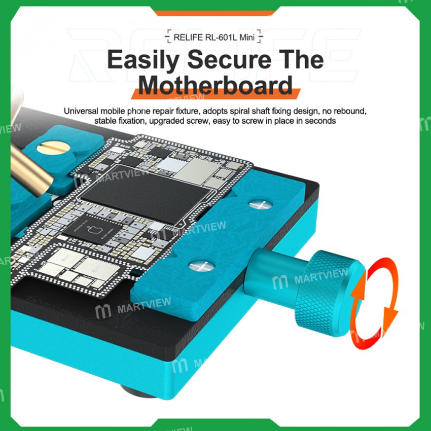 relife rl-601l-mini-360-rotating-buckle-type-motherboards-fixture-12