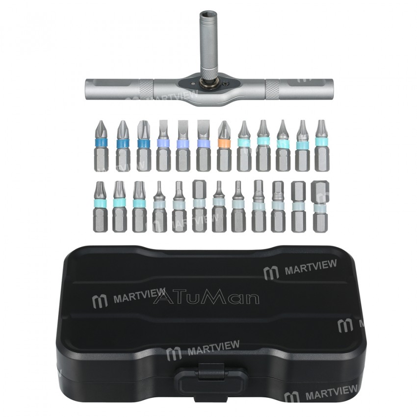 RS1 24-in-1 Multipurpose Ratchet Magnetic Screwdriver Wrench Set