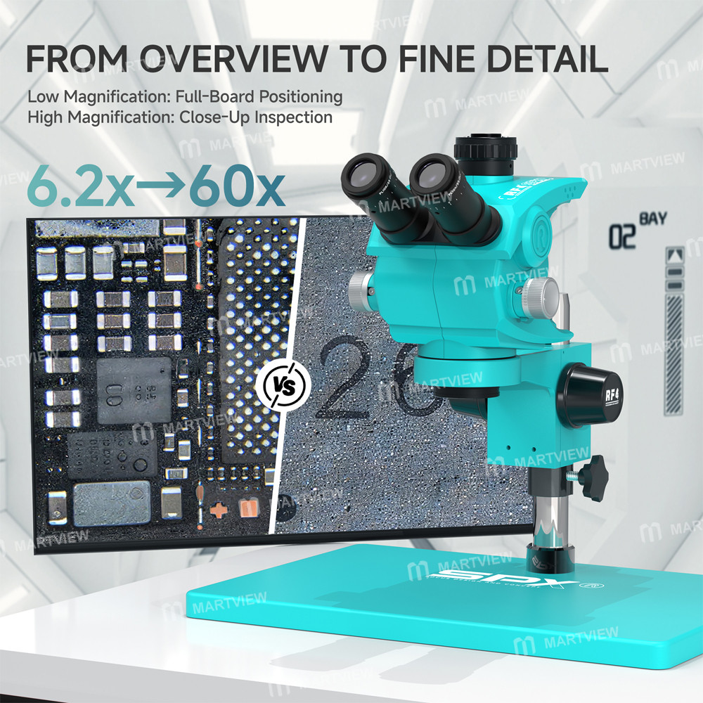 rf4 spx-62x-60x-continuous-zoom-trinocular-stereo-microscope-with-aluminum-alloy-base-6