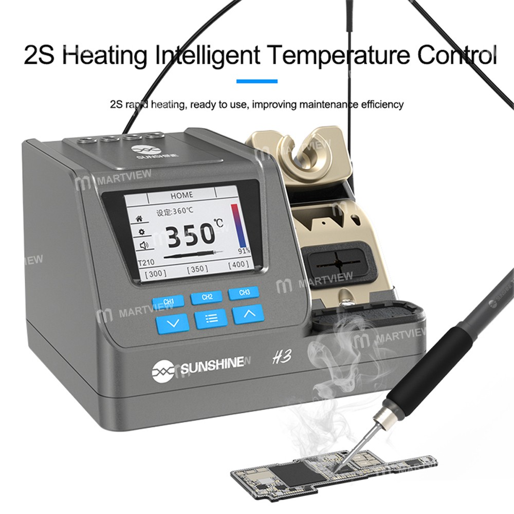 sunshine h3-c210-version-80w-intelligent-soldering-station-supports-t245-t210-t115-handles-10