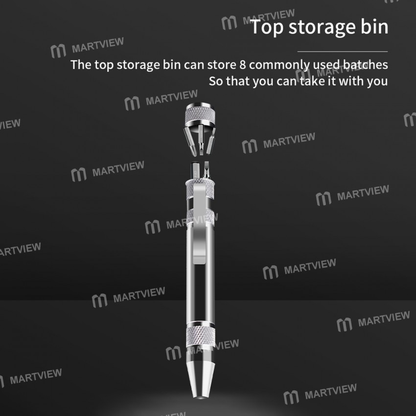 8-in-1 Portable Precision Multifunction Slotted Cross-Shaped Magnetic Screwdriver