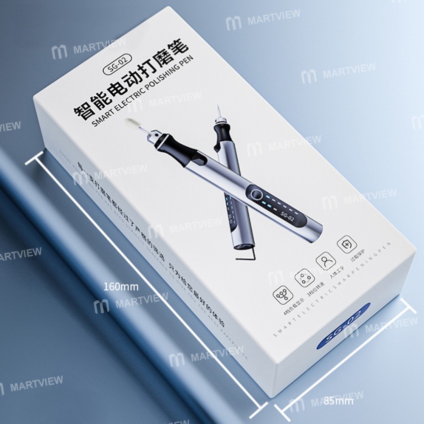 Qianli SG-02 Smart Electric Polishing Pen with 7Pcs Drill Bits