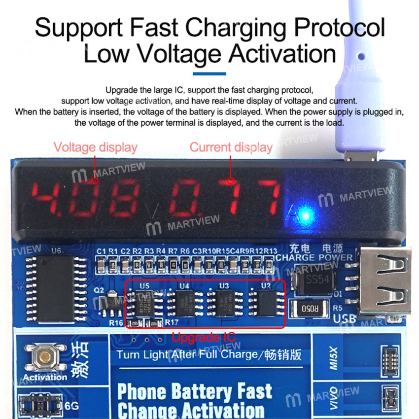 sunshine ss-915-v80-battery-activation-board-for-iphone-14pro-max-samsung-huawei-xiaomi-6