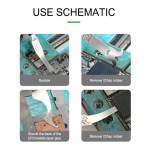 Relife RL-049B Frame Separation Disassembly Prying CPU Glue Removal Crowbar Set