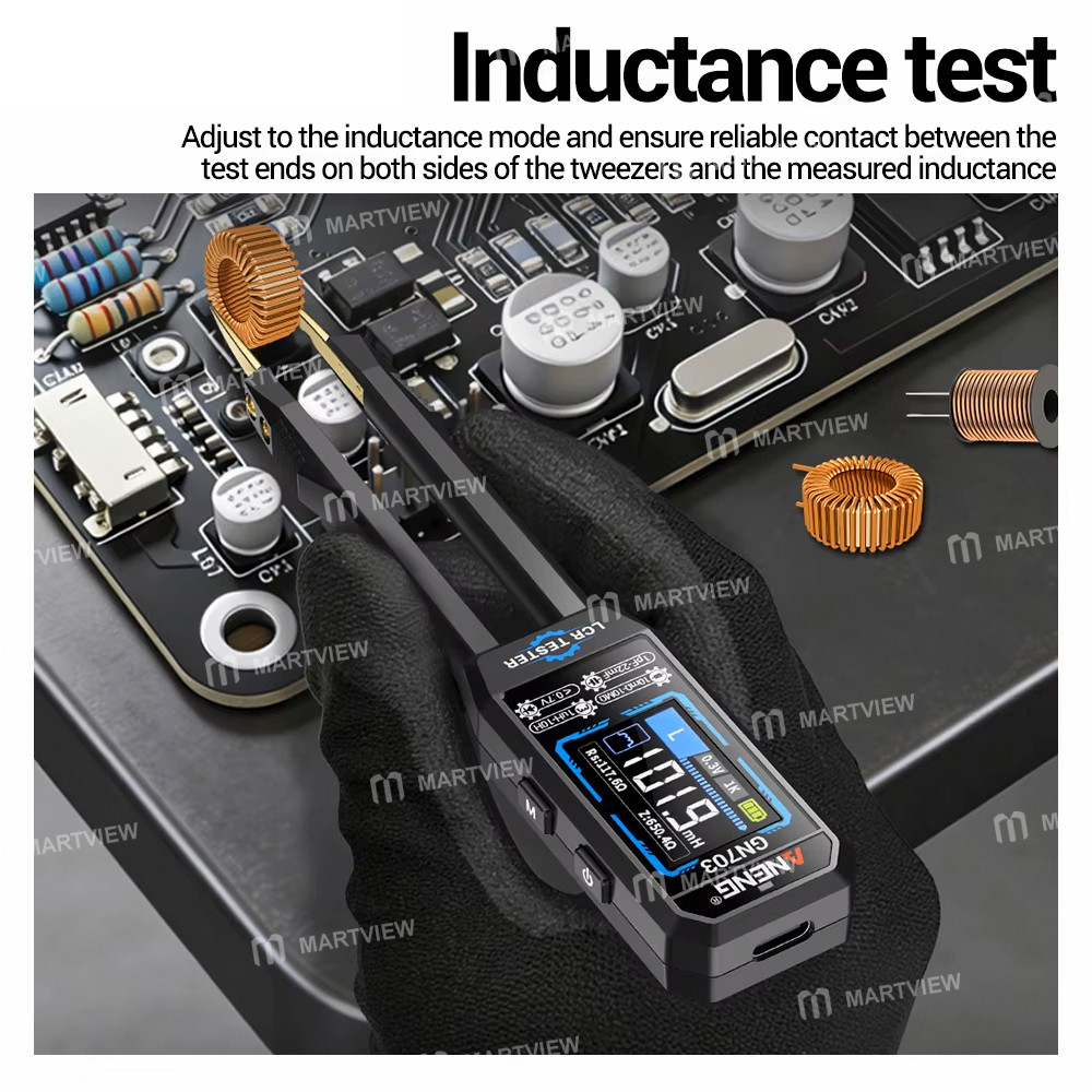 aneng gn703-type-c-rechargeable-lcr-smart-forceps-bridge-for-lcr-smd-esr-test-10