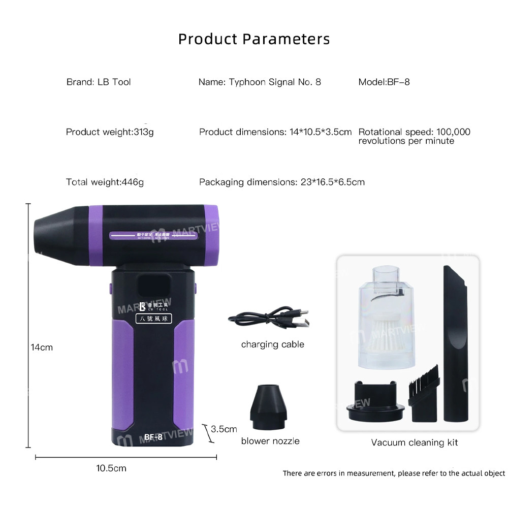 luban bf-8-typhoon-signal-no8-sepless-speed-regulation-cooling-fan-with-led-lighting-7