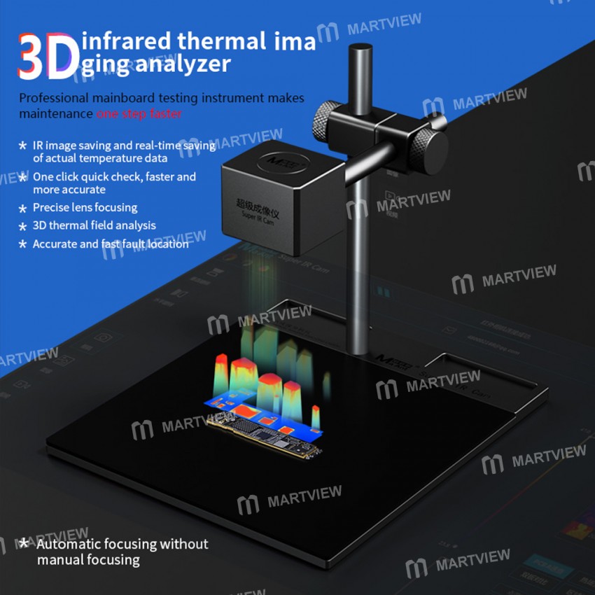 MaAnt Super IR Cam 3D-image Thermal Imaging for Mobile Phone Motherboard PCB Repair