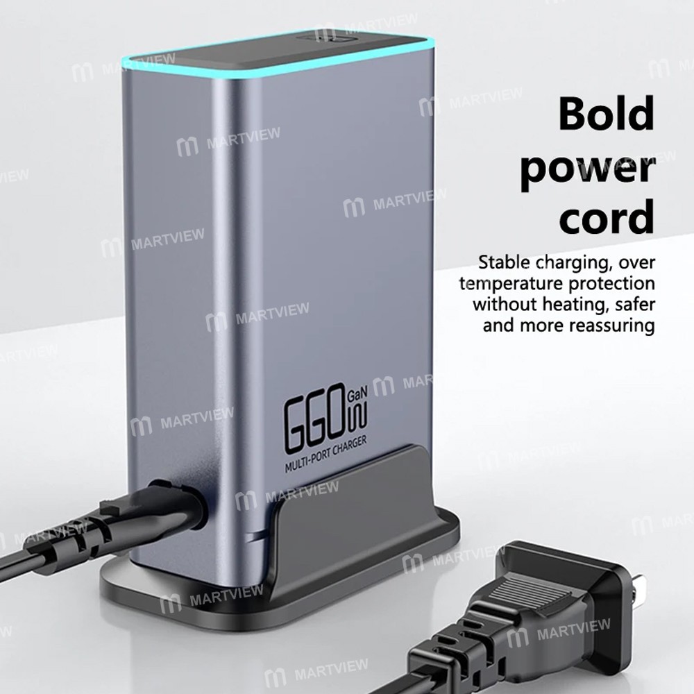 wlx f8l-8-port-660w-high-power-pdqc30-gan-desktop-charging-station-13