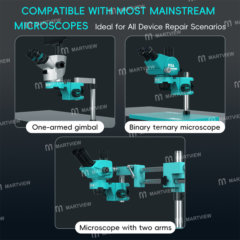 rf4 rf-a6-2-in-1-microscope-focusing-stand-with-integrated-ring-led-light-for-stereo-microscopes-8
