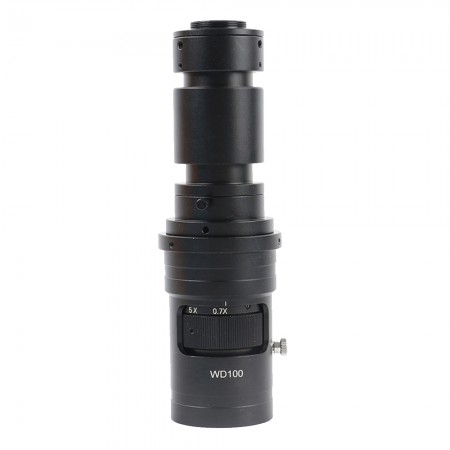 Ultra-clear 0.7-5.0X Continuous Zoom 500 Times Single-tube Optical Lens for Electron Microscope