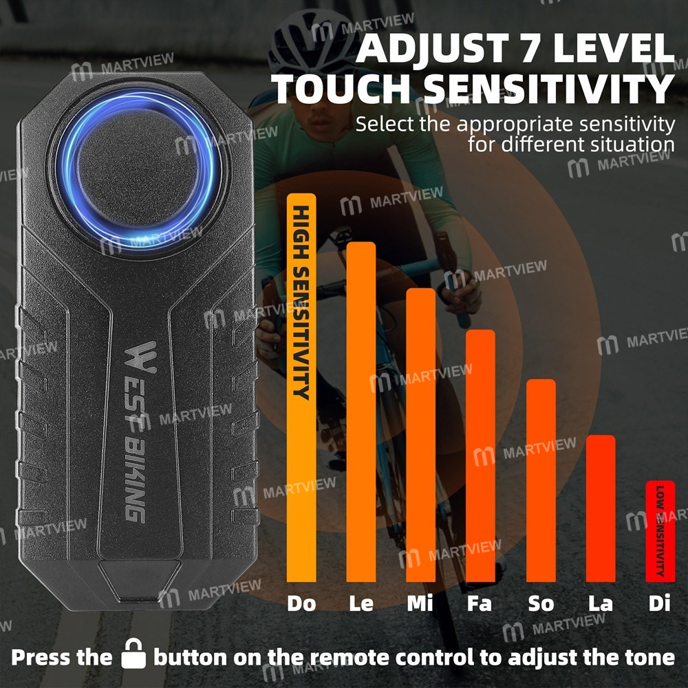 west biking-anti-theft-bicycle-alarm-wireless-high-visibility-movement-6