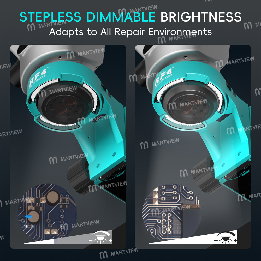 rf4 rf-a6-2-in-1-microscope-focusing-stand-with-integrated-ring-led-light-for-stereo-microscopes-4