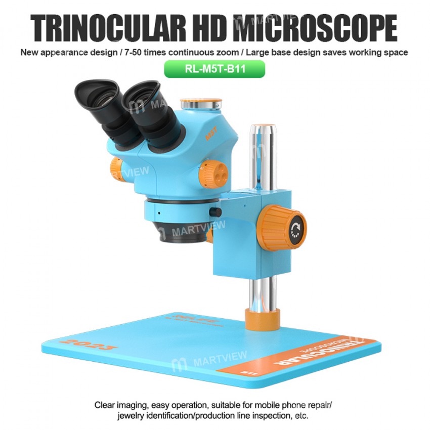 relife rl-m5t-b11-7-50x-continuous-zoom-hd-optical-trinocular-microscope-for-pcb-soldering-repair-7