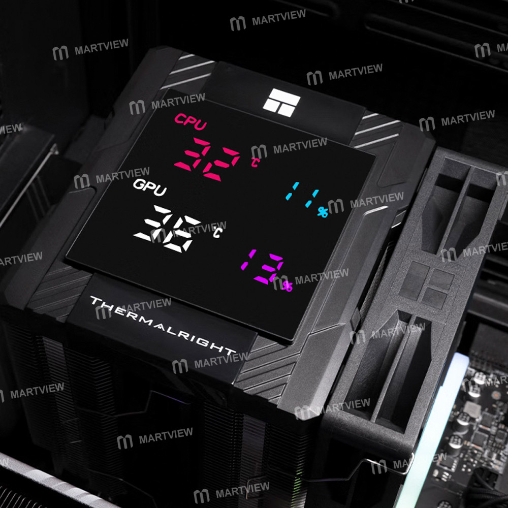 thermalright peerless-assassin-12-digital-black-digital-display-6-heatpipe-cpu-air-radiator-15