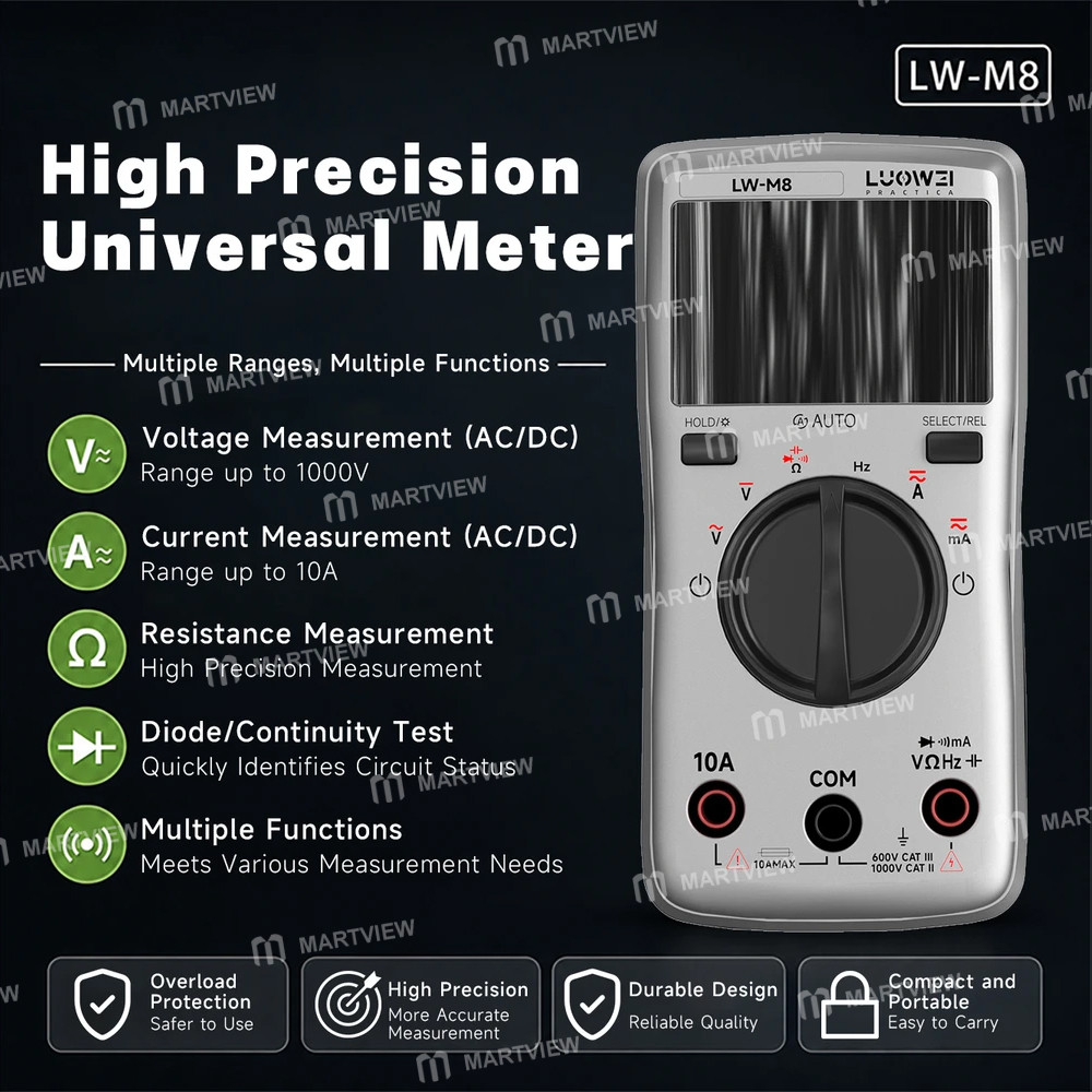 luowei lw-m8-1000v-fully-automatic-digital-multimeter-with-frequency-and-capacitance-measurement-2