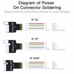 aixun p2408s-p3208-special-power-on-cable-set-for-iphone-7g-to-16pro-max-9