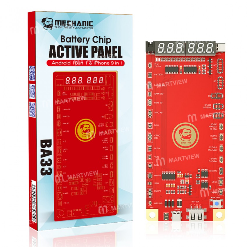 Mechanic BA33 Battery Activation Test Board for iPhone 5 to 13 Pro Max Android Phone Battery Repair