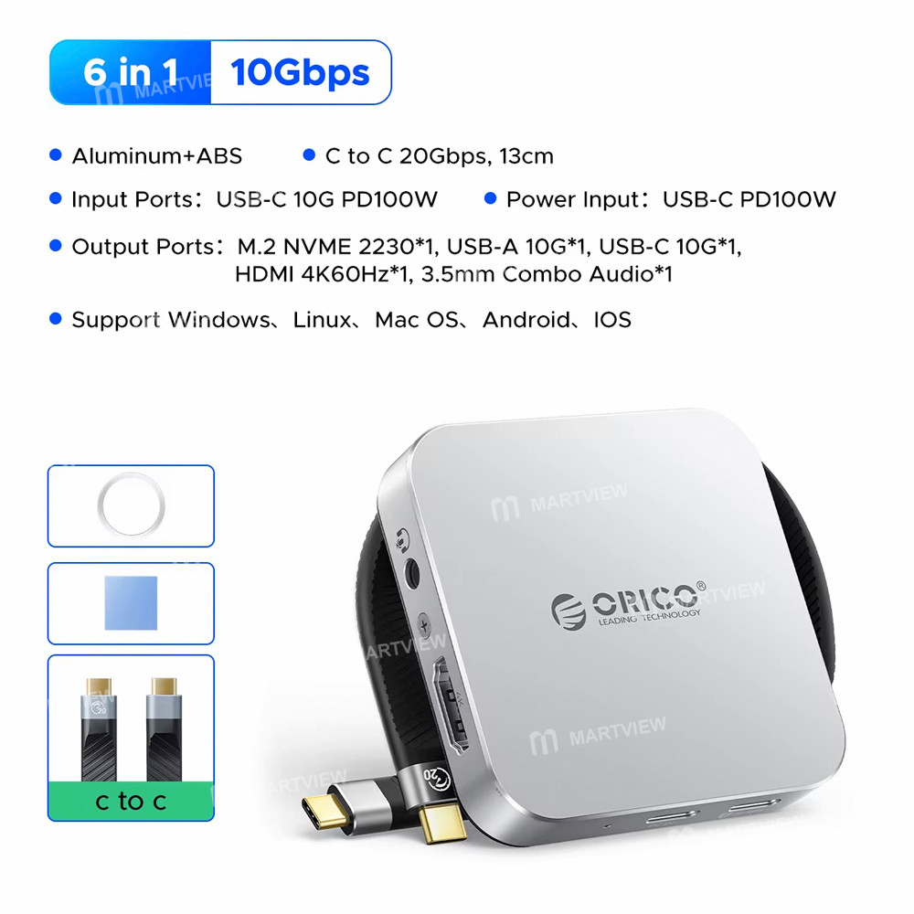 orico mg5-mg7-4k-hdmi-sd-tf--pd-100w-usb-c--35mm-audio--m2-2230-nvme-docking-station-3