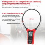 UNI-T UT281E Professional Digital Flexible Clamp Meter with Digital Display