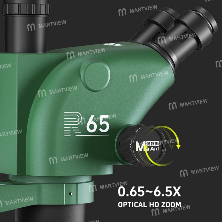maant r65-sky-eye-synchronous-zoom-trinocular-stereo-microscope-with-aluminum-alloy-base-8